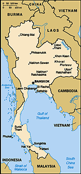 thaimaa map